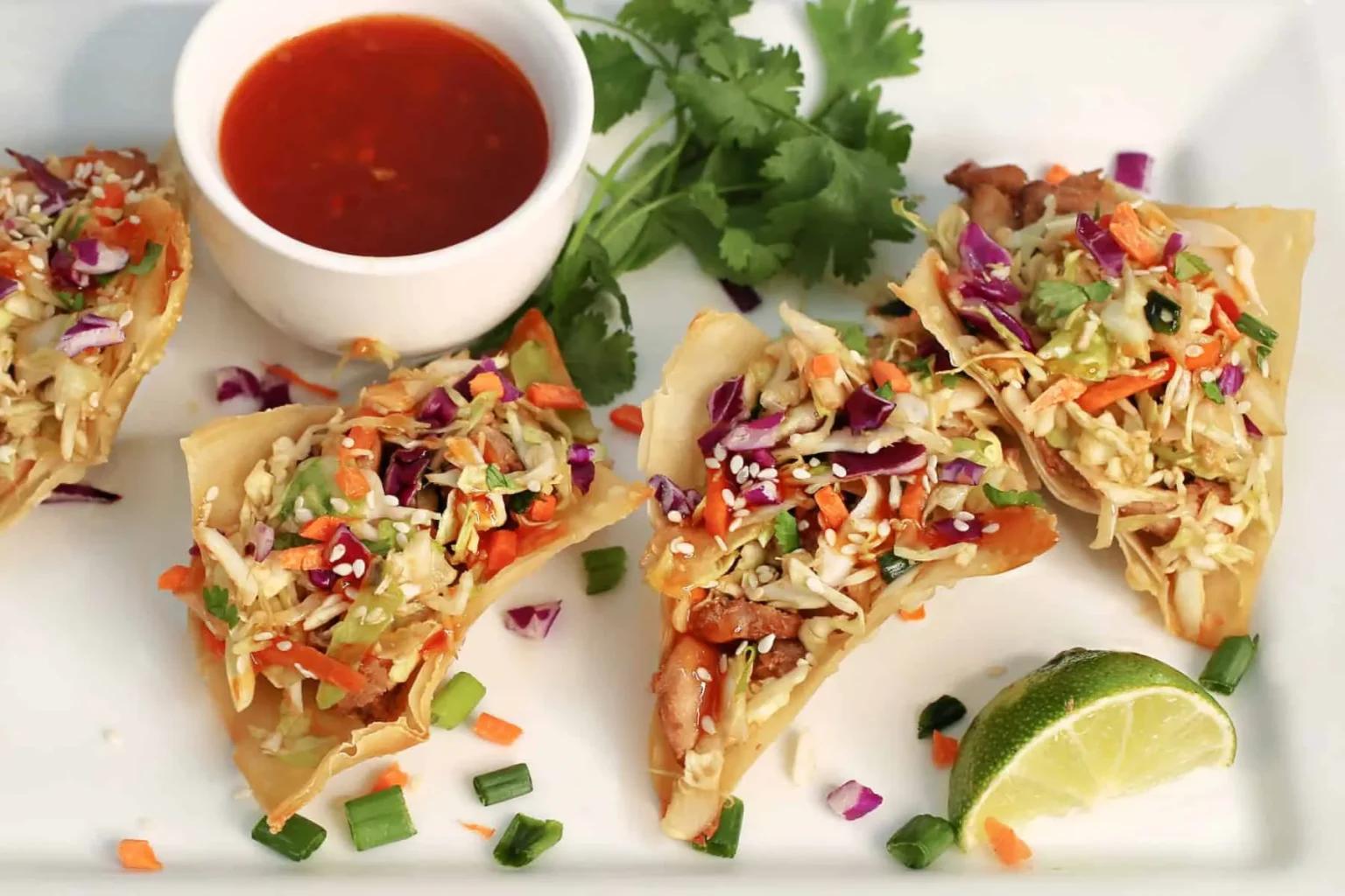 Applebees Chicken Wonton Tacos