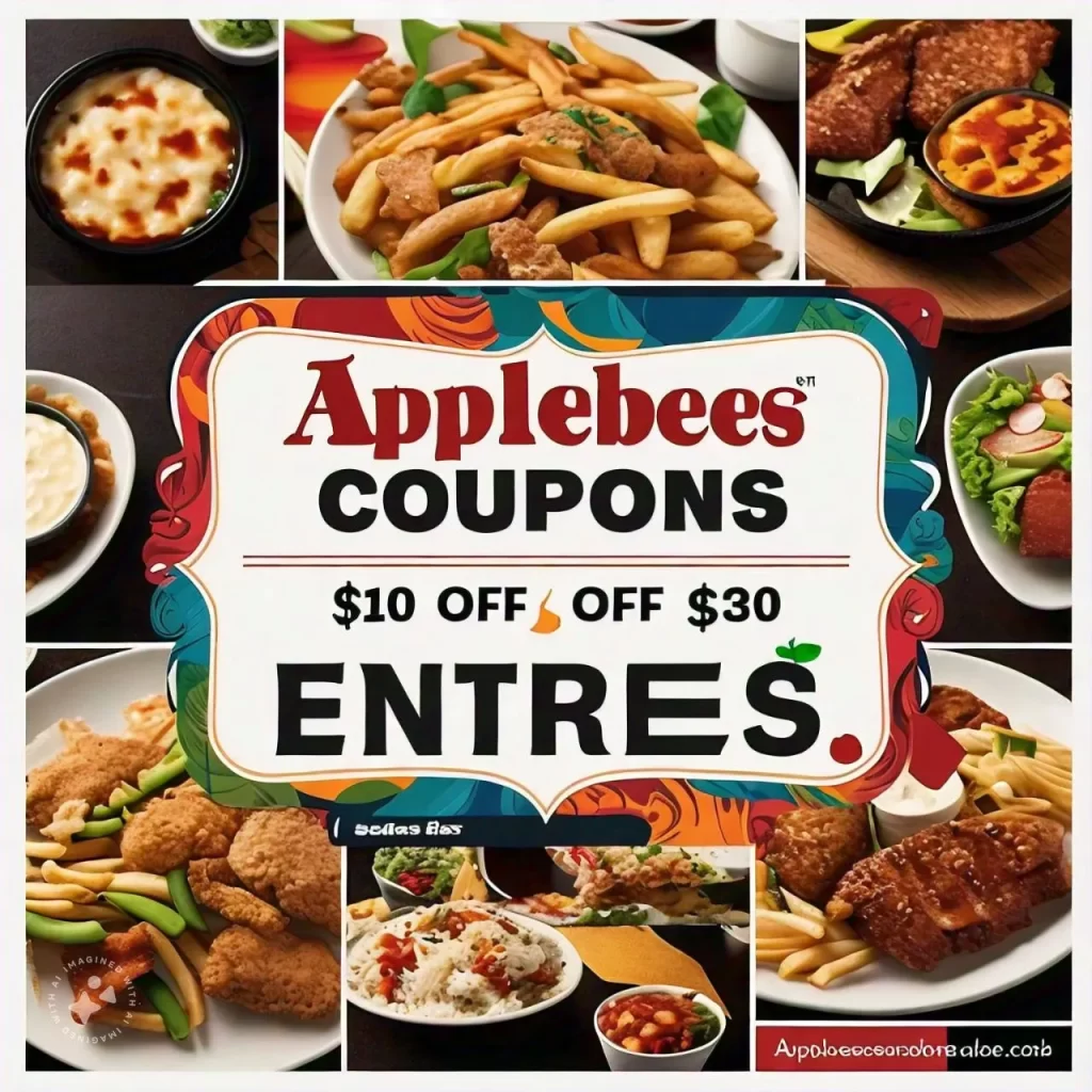 Applebees Coupons $10 off $30 – Save Big on Your Meal! Applebees Coupons of $10 Off $30 Entrees