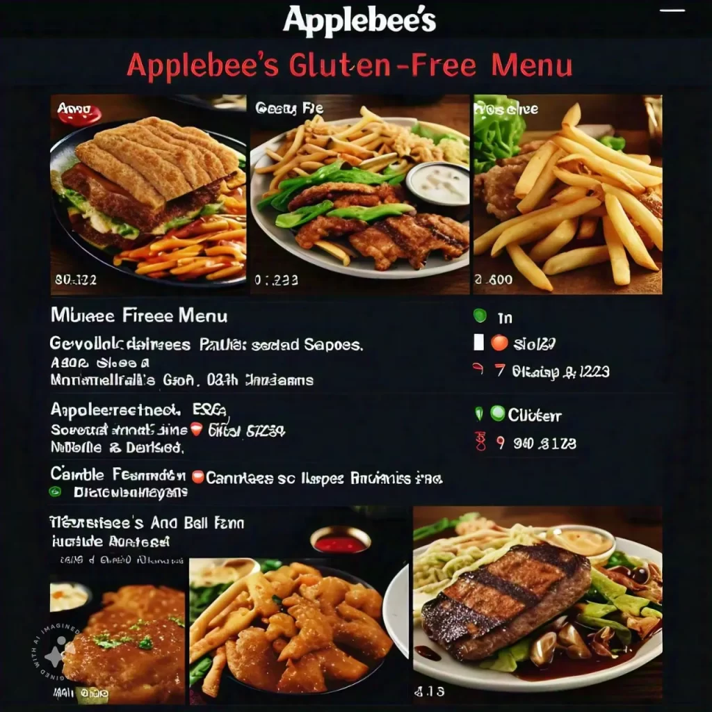 Applebees Gluten Free Menu