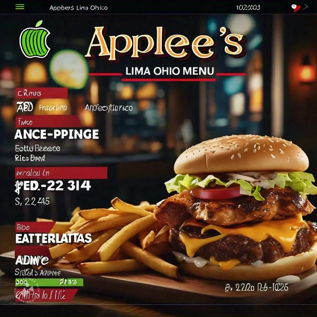 Applebee's Lima Ohio Menu